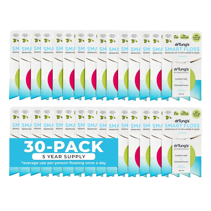 DrTung's Smart Floss - Hilo dental natural, sin PTFE ni PFAS, s...