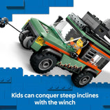 LEGO City Off-Road - Camión de montaña de juguete 4x4