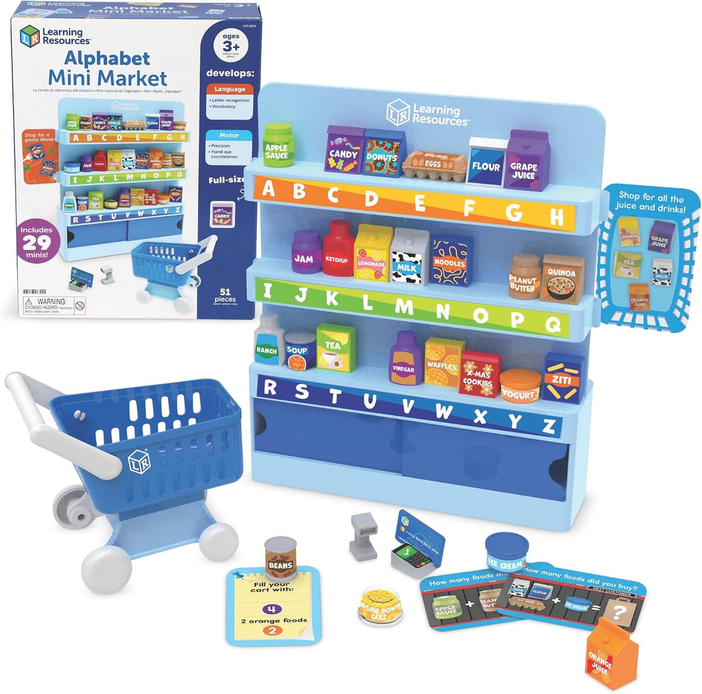 Learning Resources Alfabeto Mini Mercado