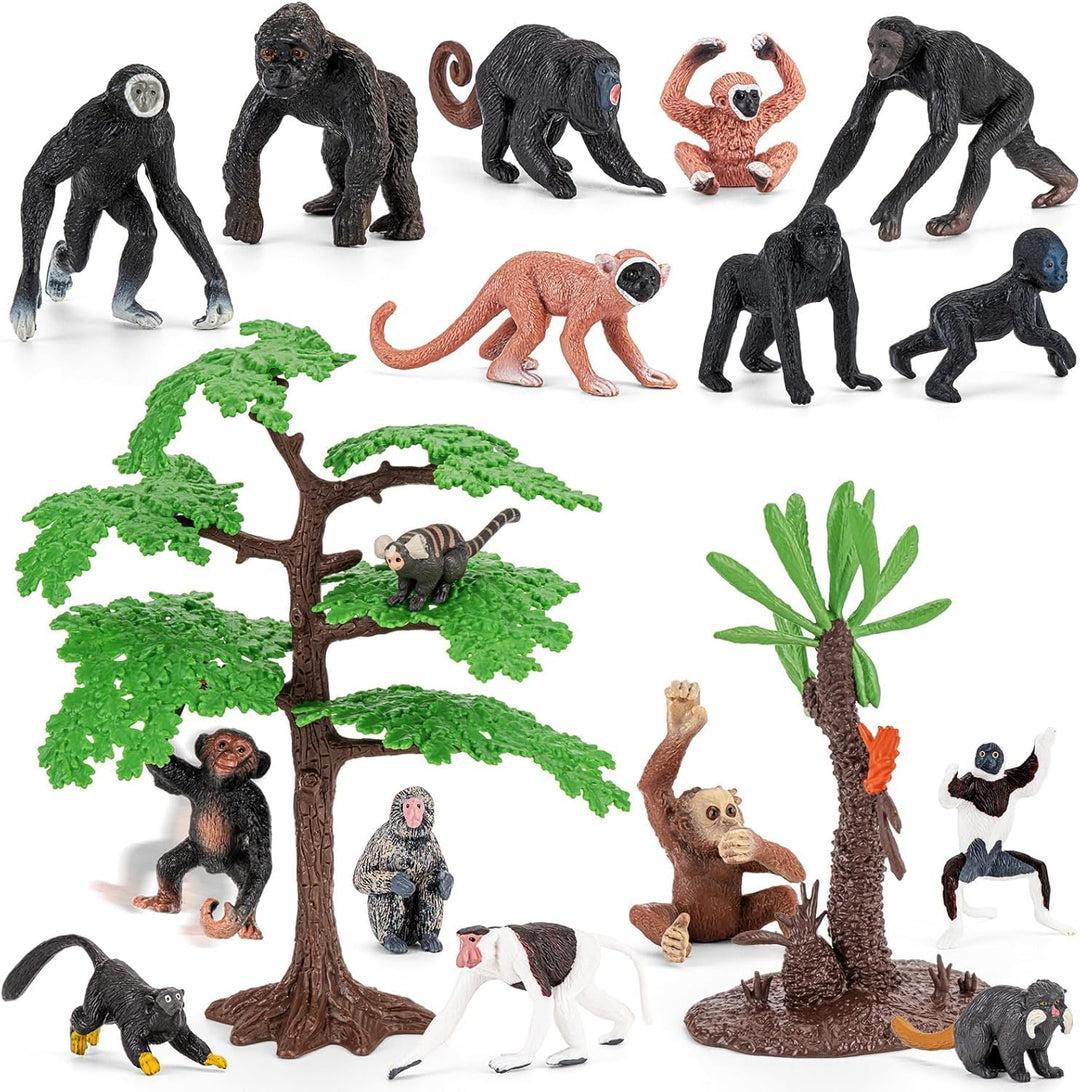 THINKBAY Juguetes de figuras de animales árticos \u2013 16 figuras...