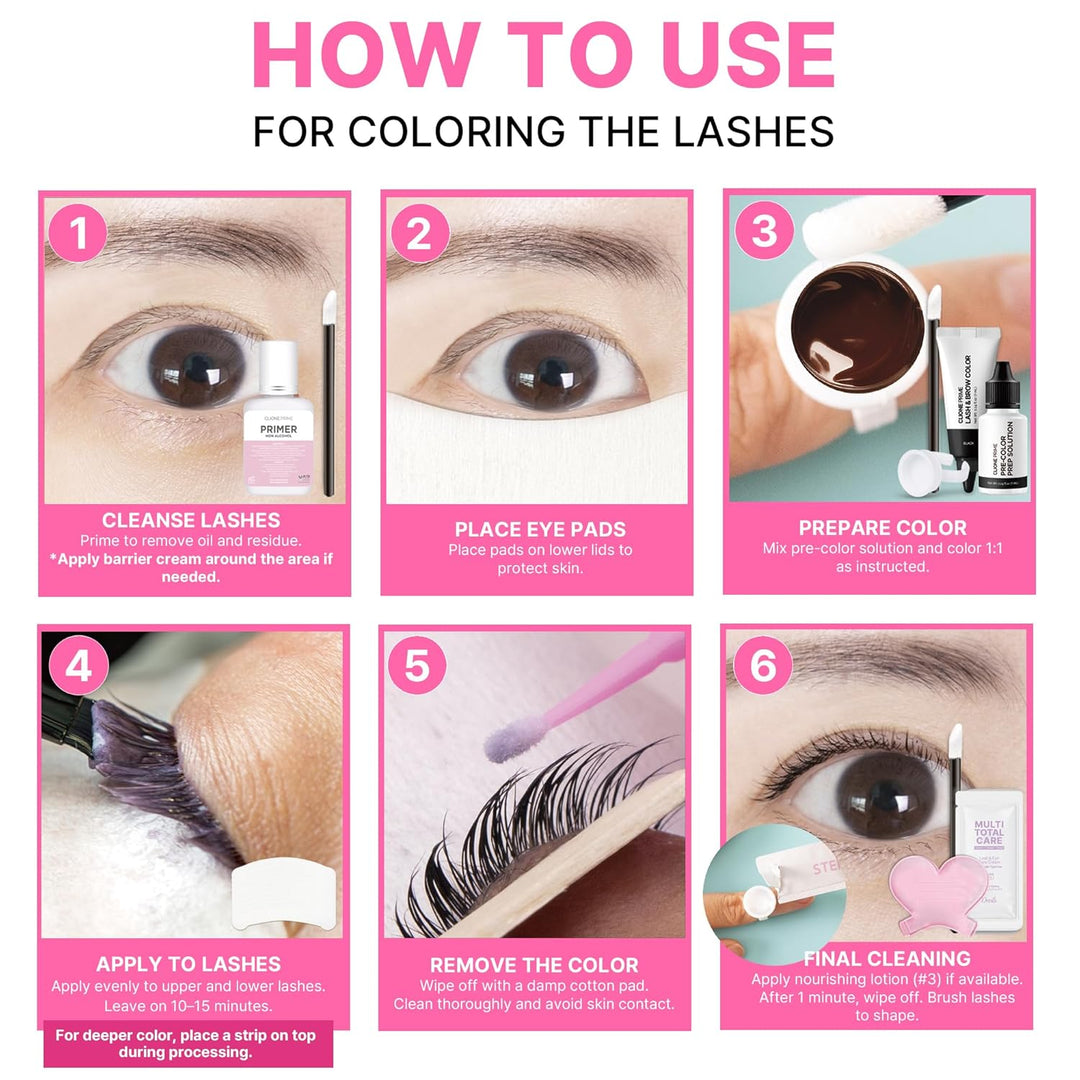 Korean At Home - Kit de levantamiento de pestañas y color \u2013 Co...