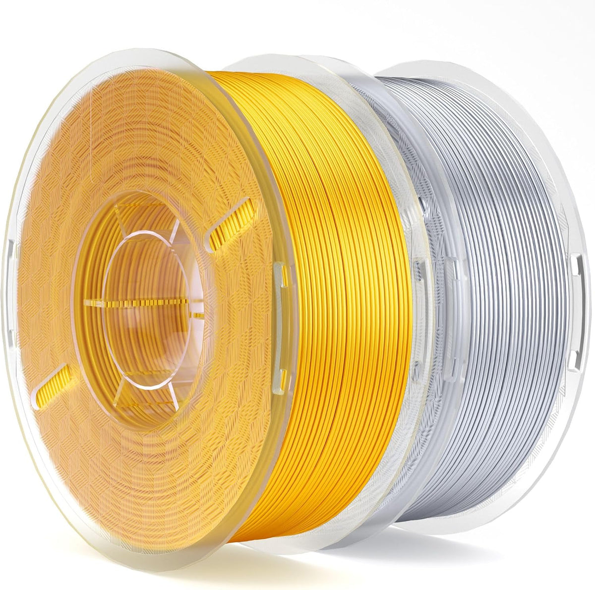 ELEGOO- Filamento PLA de seda de 1.75 mm (4\/64 pulgadas), dorado g...