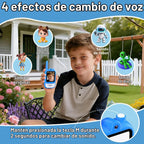 Walkie Talkies de video para niños, paquete de 2 walkie talkies recargables con pantalla a color HD, video en tiempo real, juguetes de campamento al aire libre y regalos de cumpleaños para