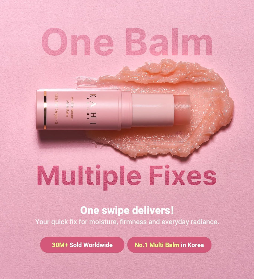 KAHI - Wrinkle Bounce Multi Balm, bálsamo hidratante todo en uno, c...