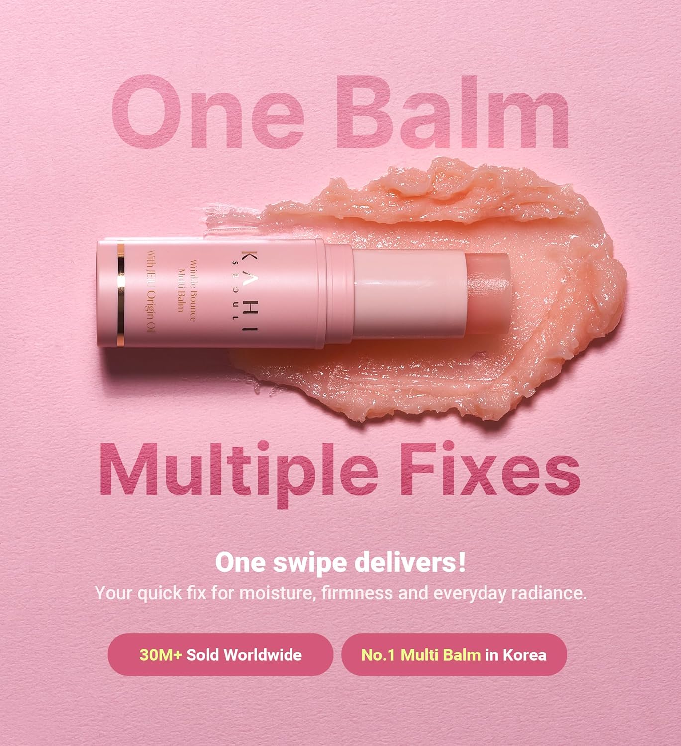 KAHI - Wrinkle Bounce Multi Balm, bálsamo hidratante todo en uno, c...