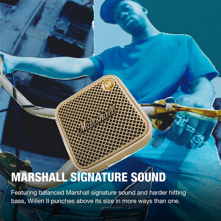 Marshall Willen II - Altavoz portátil con Bluetooth, color crema