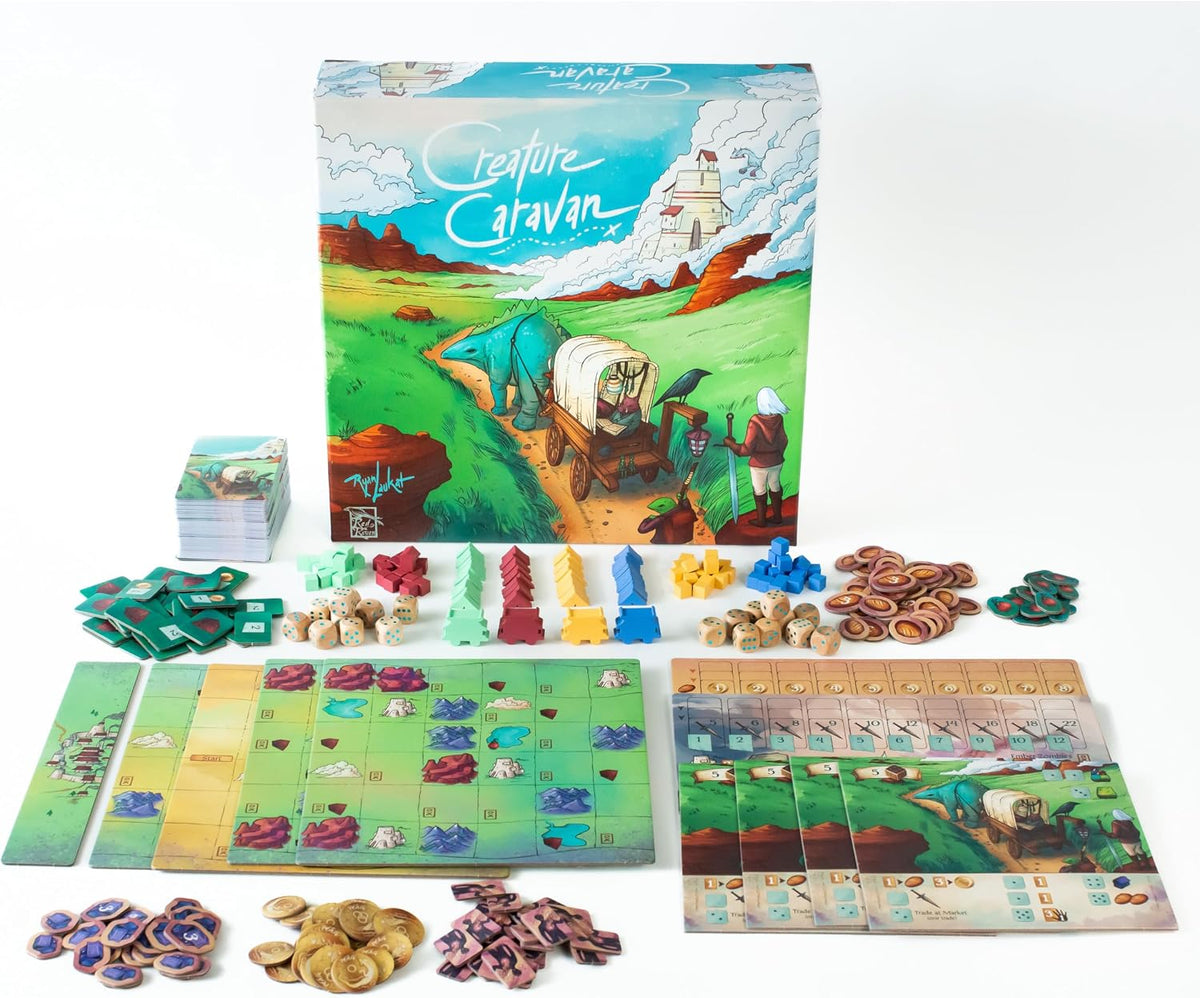 Red Raven Juegos Creature Caravan Adventure Juego de mesa