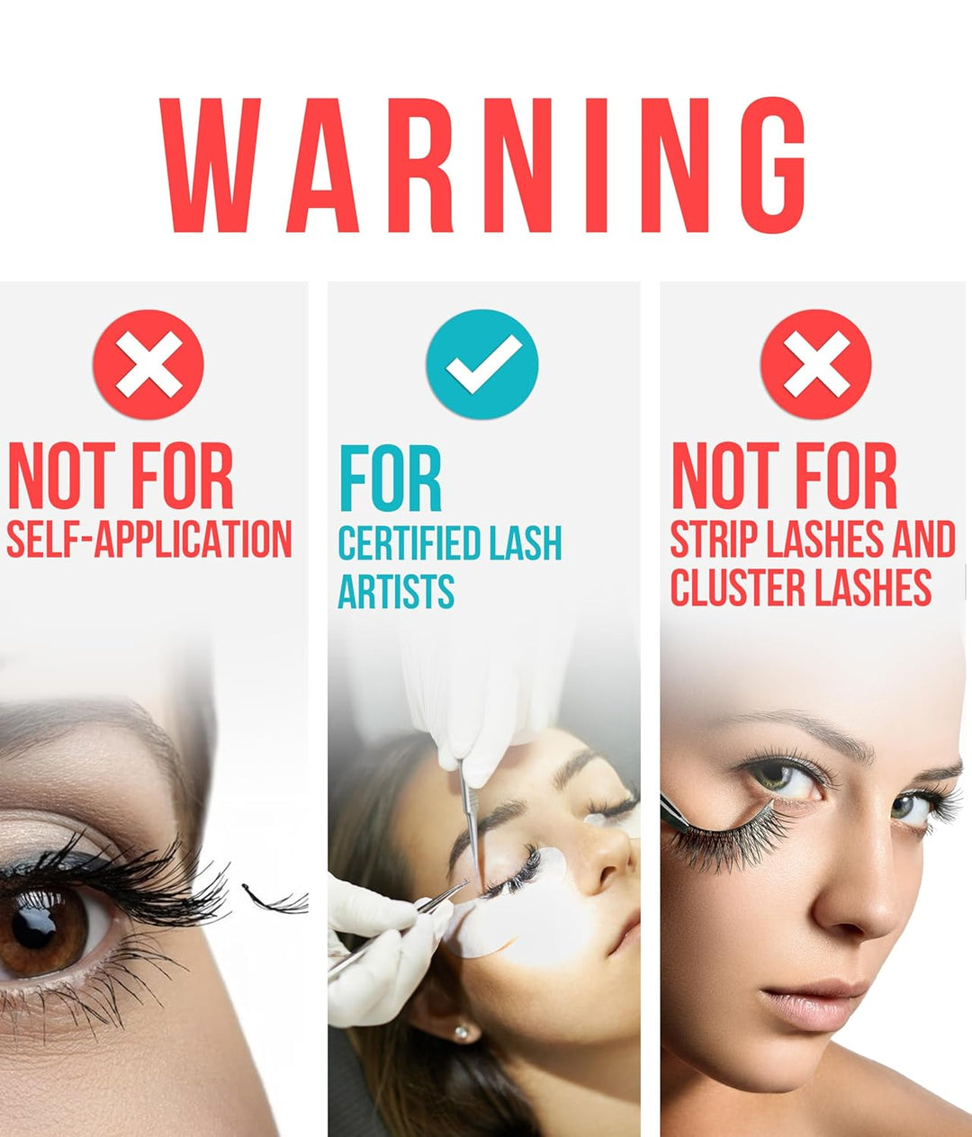 STACY LASH - Pegamento sensible para extensiones de pestañas 10 ml...