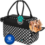 PetAmi Bolsa de transporte para perros pequeños con bolsillos