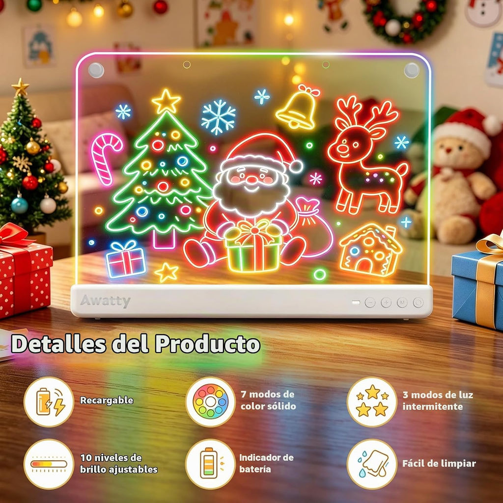 Puerta de dibujo LED de 16 pulgadas, regalos de juguetes para niños
