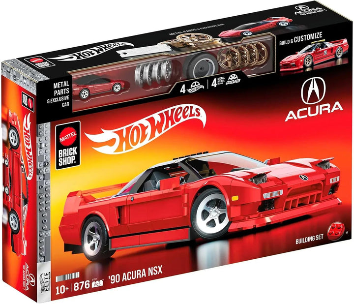 Hot Wheels 1/16 Honda Acura NSX 1990 Building Kit 876