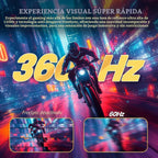 CRUA - Monitor de juegos QHD IPS de 27 pulgadas y 360 Hz, altavoces...