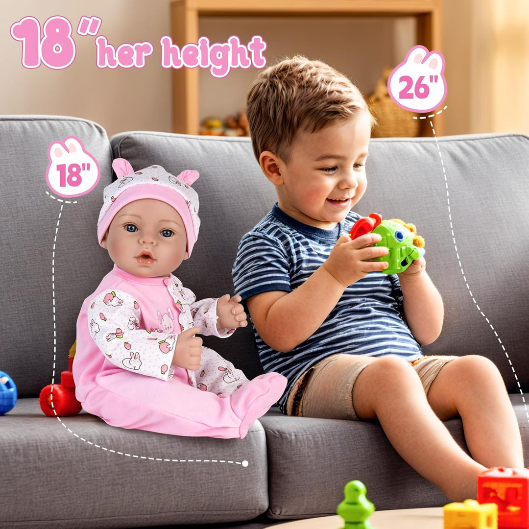 Aori Muñecas Reborn de bebé realistas - Muñeca de bebé recién nacid...