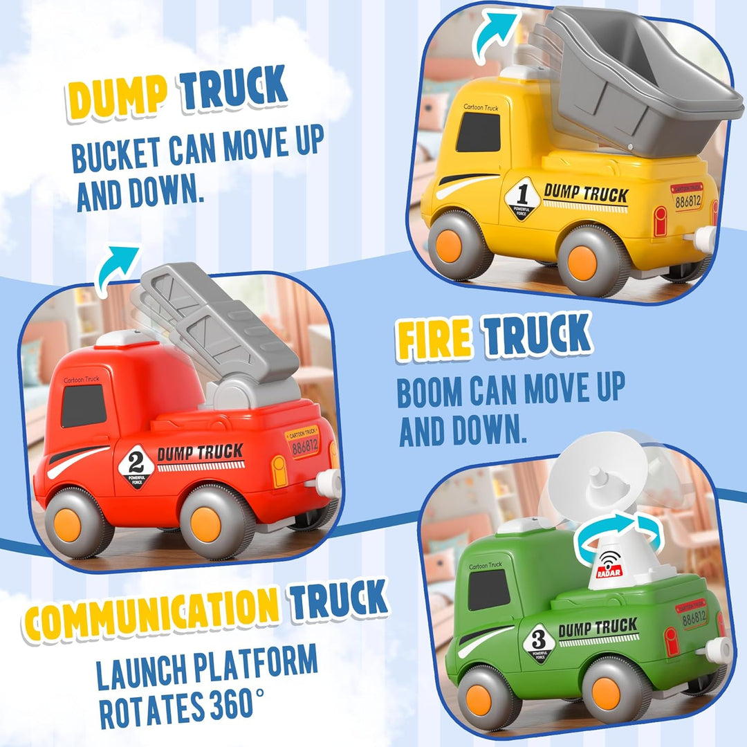 Juego de Tren MORECOLL para Niños Pequeños con Vapor, Música y Luce...