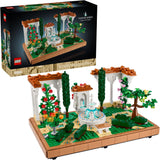 LEGO Icons Fountain Garden Building Set - Kit de bricolaje