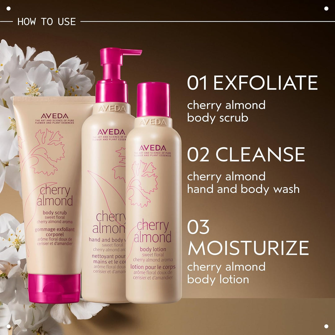 Aveda Loción corporal de almendra cereza | con aceite de almendras...