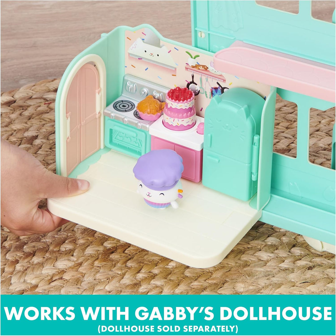 Gabby's Dollhouse, Bakey with Cakey Kitchen con figura y 3 acce...