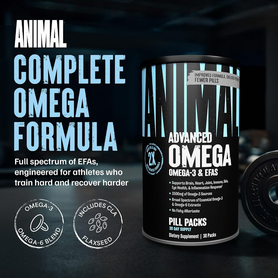 Animal Advanced Ácidos grasos Omega 3 - 3500 mg EPA DHA Aceite de p...