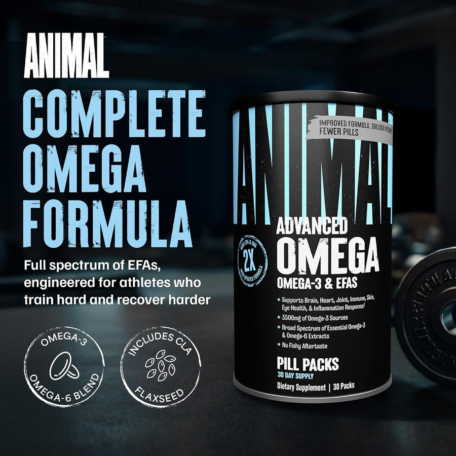Animal Advanced Ácidos grasos Omega 3 - 3500 mg EPA DHA Aceite de p...