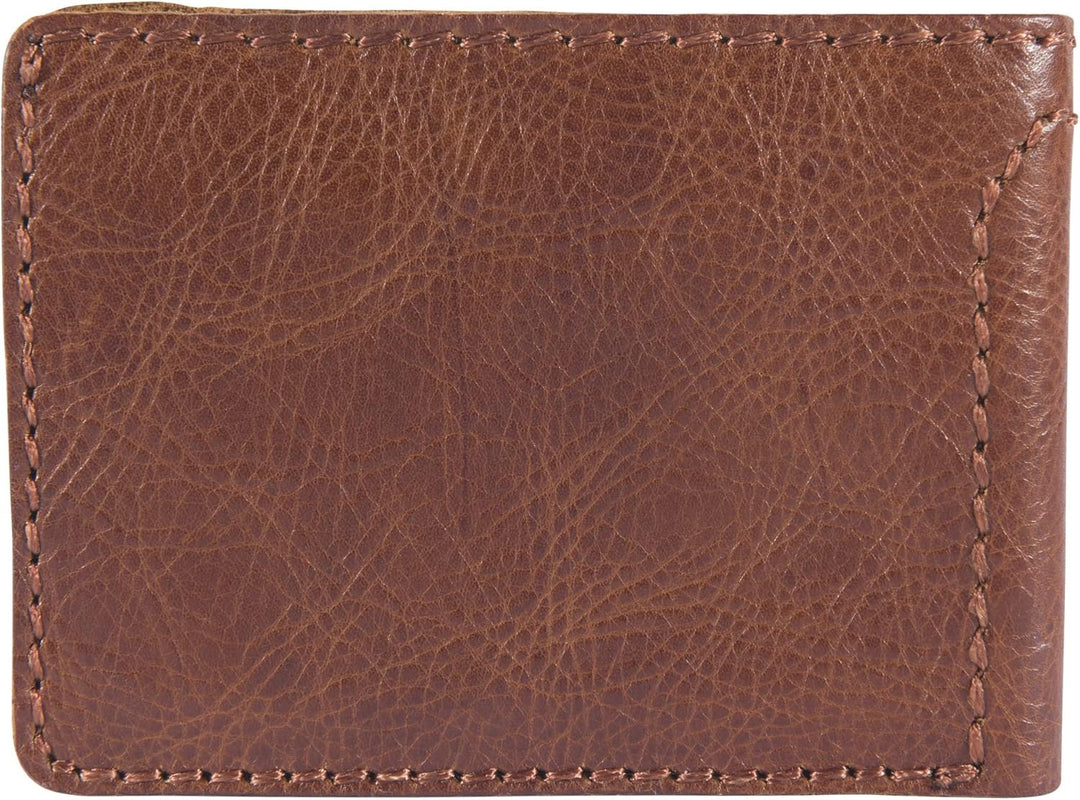 Carhartt Billetera plegable de piel pátina B0000400 para hombre