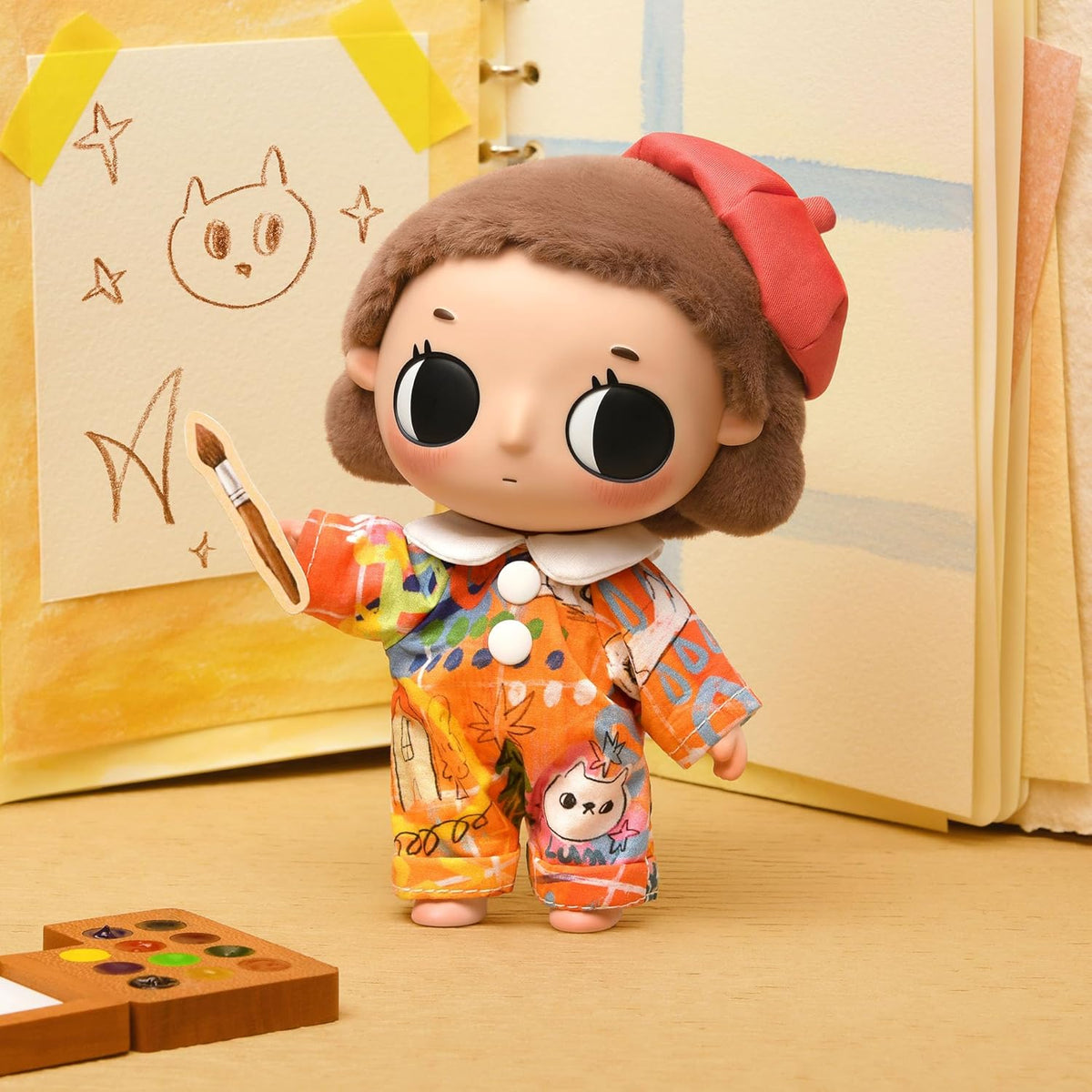 POP MART Nyota Where Moments Meet Series - Muñeco de peluche, caja ciega, llavero, Caja individual
