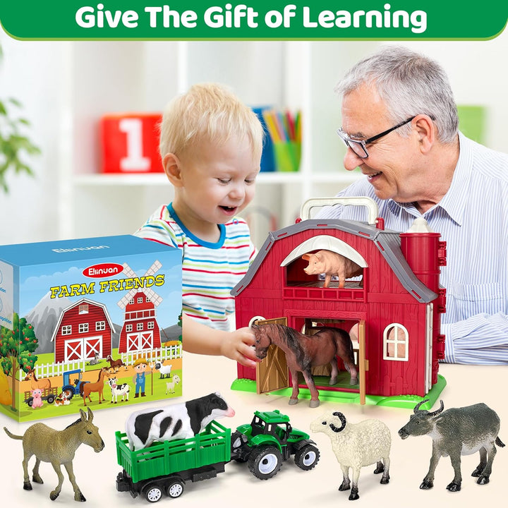 Juguetes de animales de granja para niños de 1 2 3 4 5