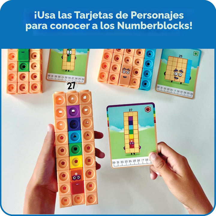 hand2mind MathLink Cubos Numberblocks Juego de Actividades 21-30, 2...