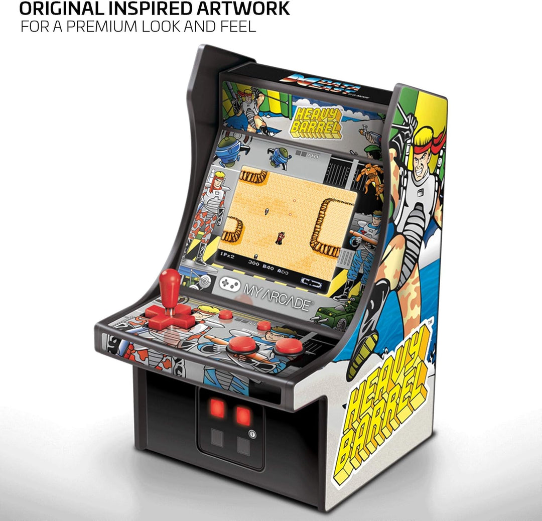 My Arcade Micro Player Mini Arcade Machine: Heavy Barrel Video Game...