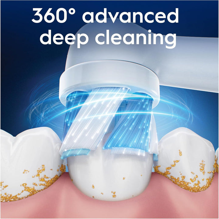 Oral-B Ultimate Clean - Juego de 8 cepillos de repuesto de color bl...