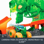 Hot Wheels Monster Trucks Mutant Monster Takedown Playset