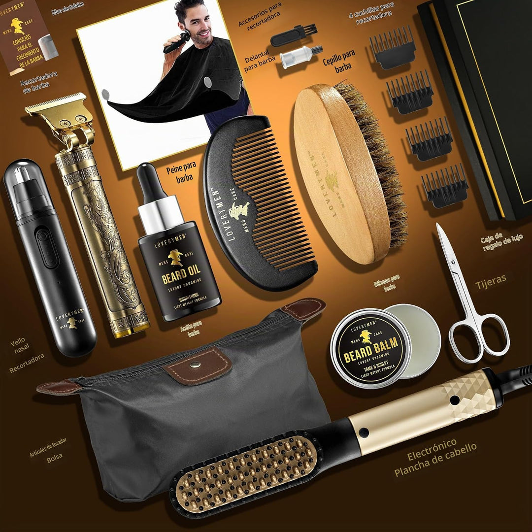 Kit de aseo para barba, ideas de regalo para el día del padre para...