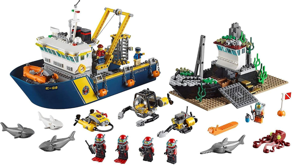 Juego de construcción LEGO de exploración de barco hundido. , Multicolor