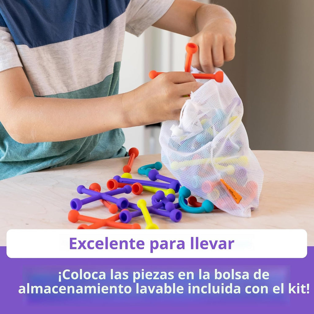 Fat Brain Toys Kit de labios, juguetes de construcción para juegos