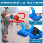 Aro de Baloncesto para Niños pequeños - Mini Canastas de Balón para Interior y Exterior