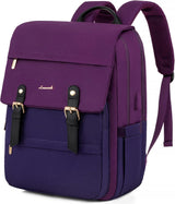 LOVEVOOK Mochila para computadora portátil para mujer, mochila de v...