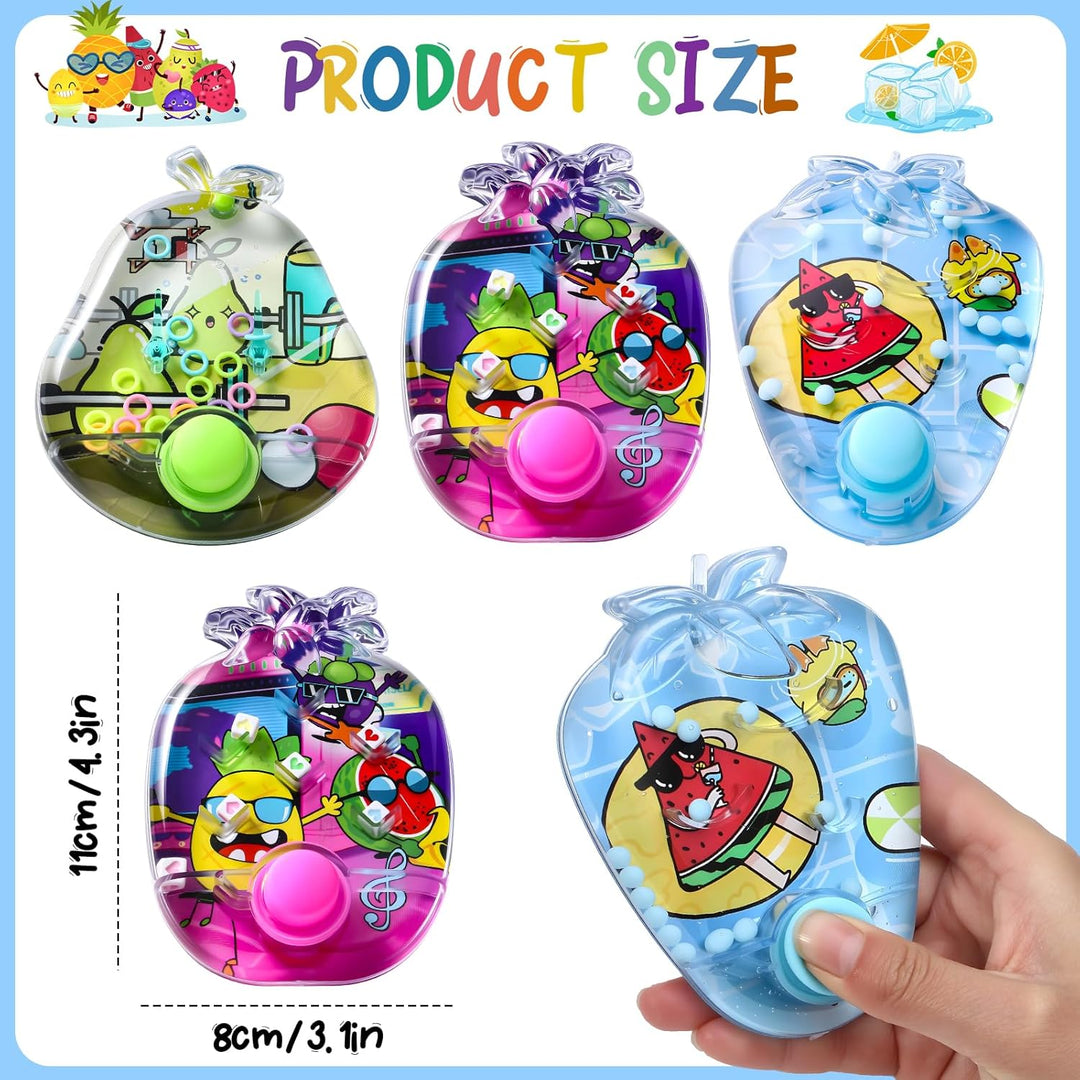 Cleboen Paquete de 12 juegos de agua de mano para niños, juegos de...