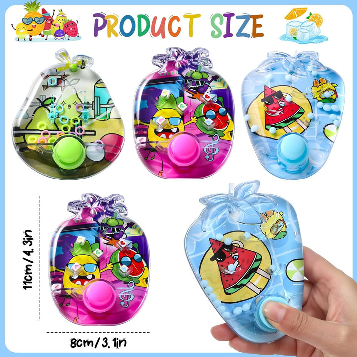 Cleboen Paquete de 12 juegos de agua de mano para niños, juegos de...