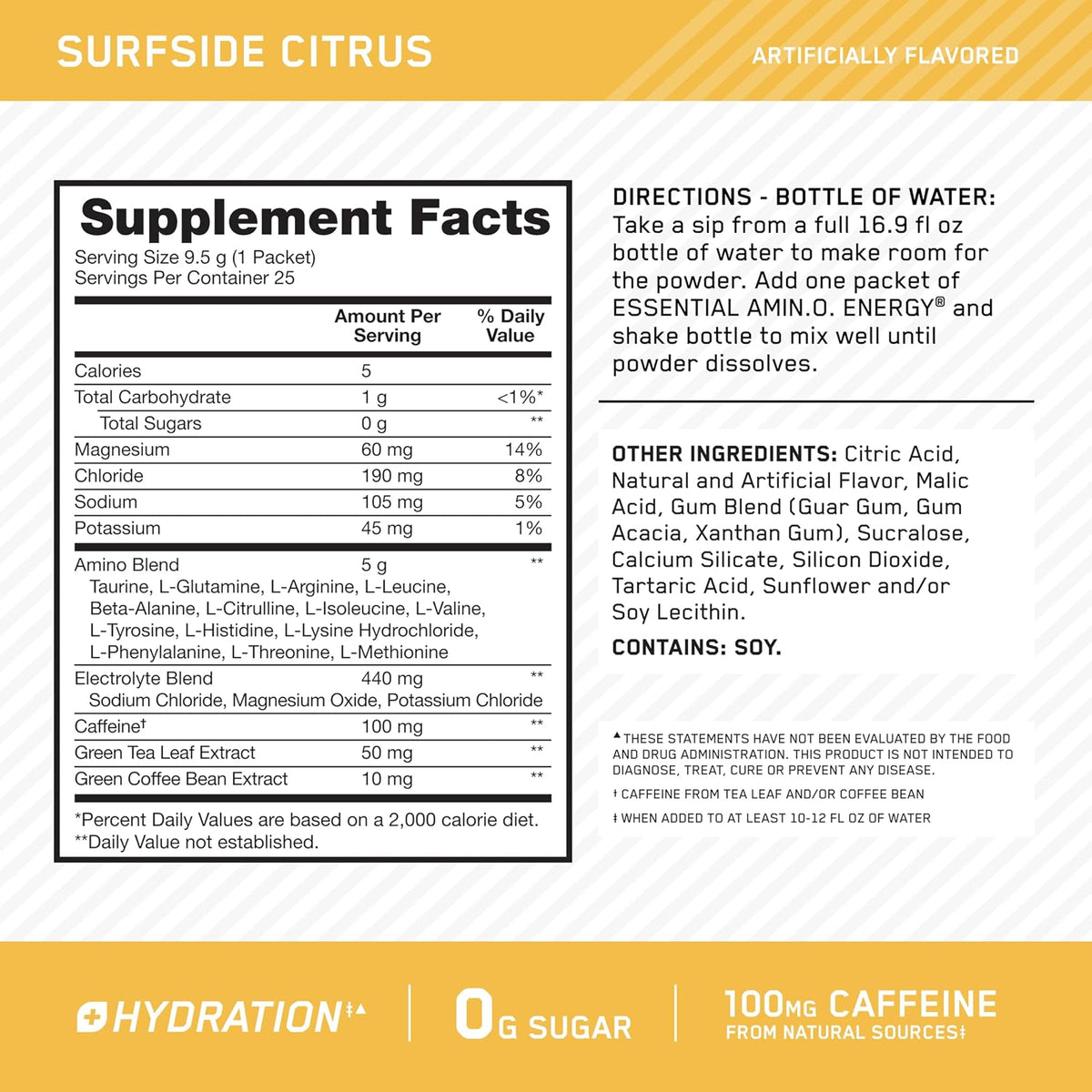 Optimum Nutrition Amino Energy Plus paquetes de hidratación, paquet...