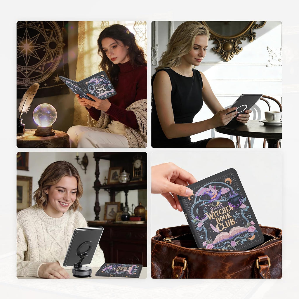 Funda magnética tipo libro para Kindle de 11.ª generación 2024