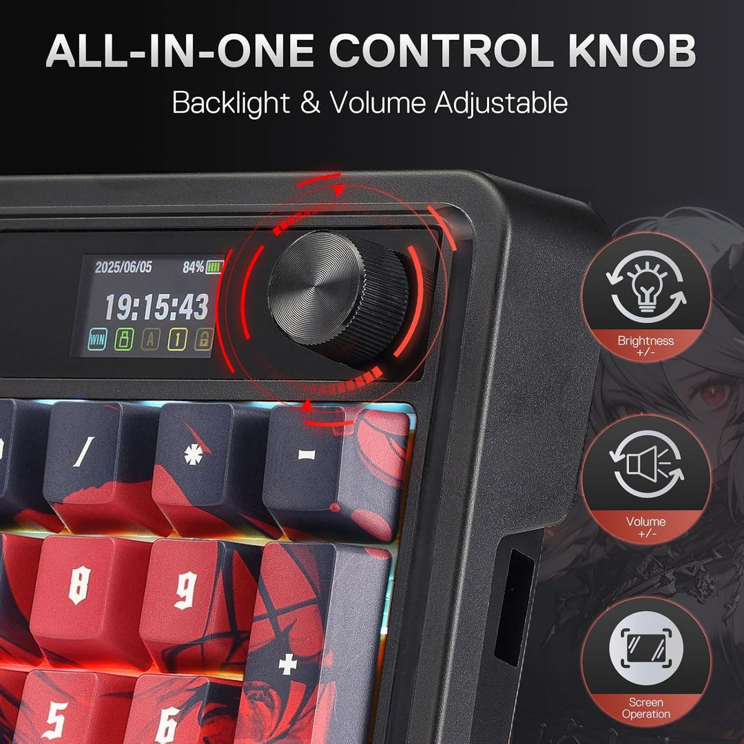 Redragon K719 PRO Teclado inalámbrico para juegos con junta con pan...