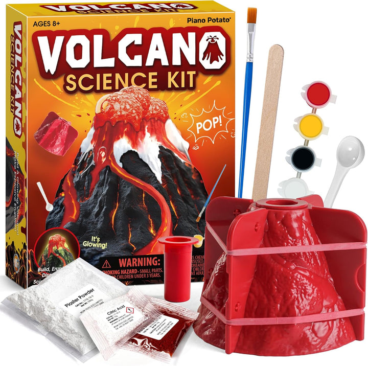 Piano Potato Kit de ciencia de volcán para niños - Kit de