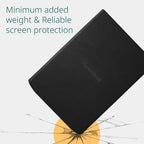 PocketBook Funda para lector electrónico para InkPad 4 y InkPad Color 2 | Funda abatible con función de sueño inteligente | Protección duradera | Fundas ligeras perfectas para viajes | Funda para lector de libros electrónicos en negro