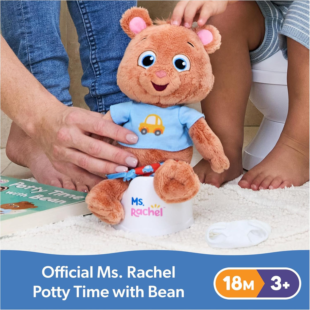 Ms Rachel Orinal con frijol oso de peluche de 11 pulgadas
