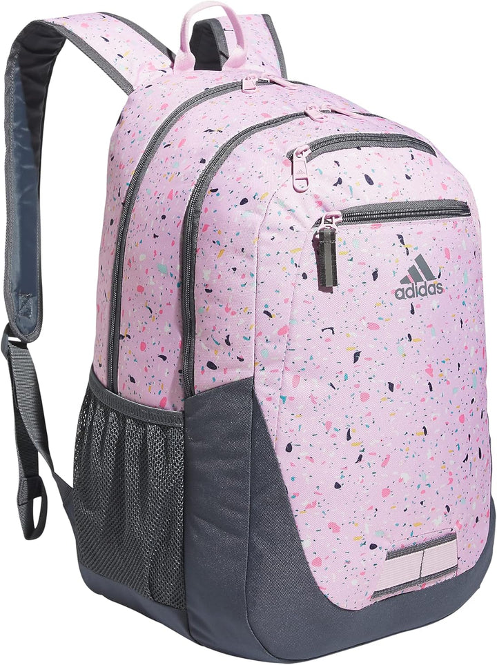 adidas Mochila de base unisex para adultos, Orquídea moteada Fusión...