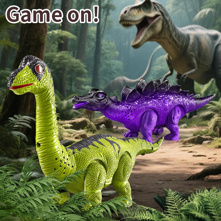 Paquete de 3 juguetes electrónicos de dinosaurios