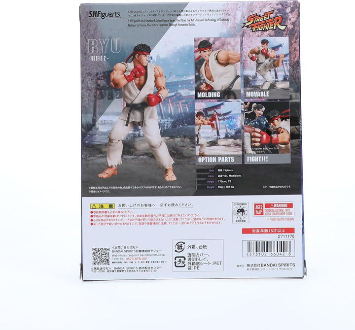 TAMASHII NATIONS - Street Fighter - Ryu - Outfit 2 (Classic Outfit)...