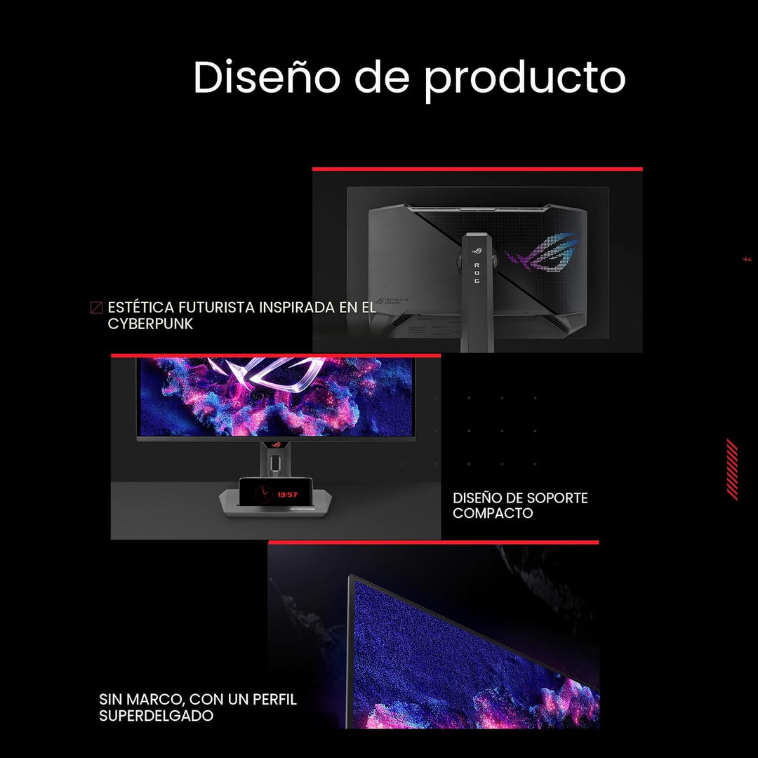 ASUS ROG Strix Monitor para juegos QD-OLED de 26.5" 1440P (XG27ACDN...