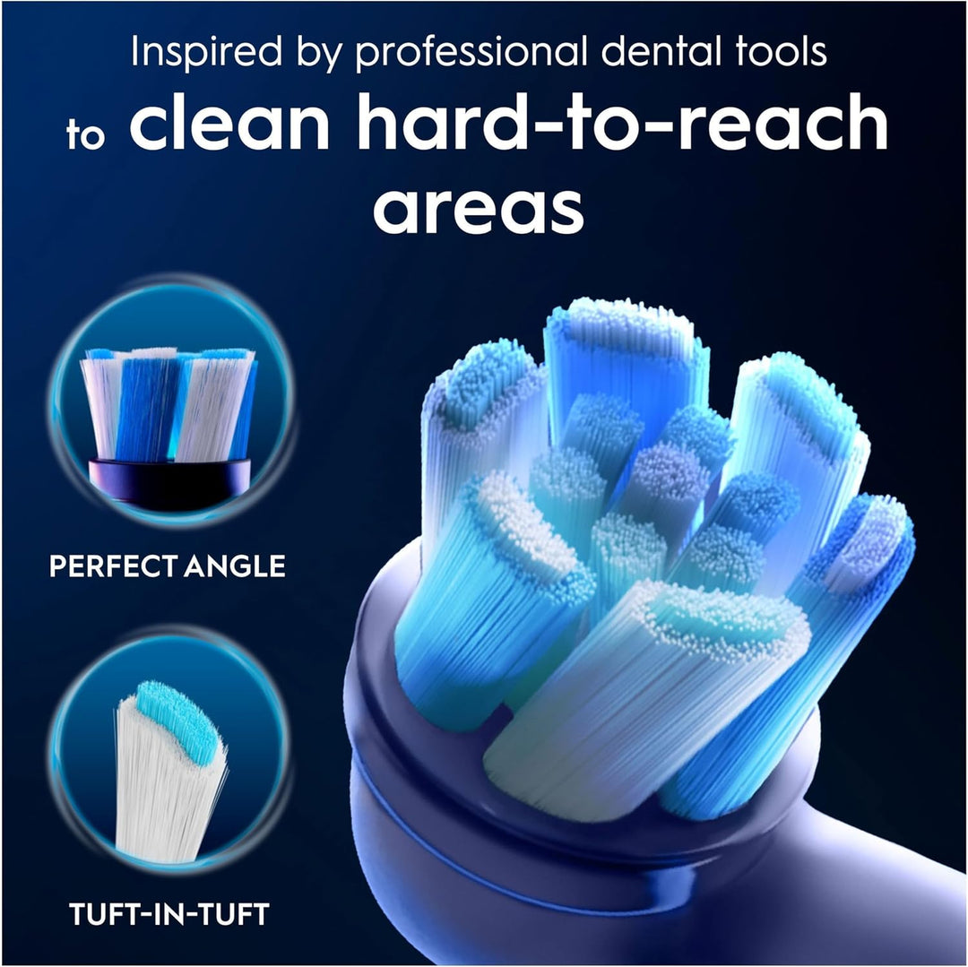 Oral-B Ultimate Clean - Juego de 8 cepillos de repuesto de color bl...