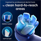 Oral-B Ultimate Clean - Juego de 8 cepillos de repuesto de color blanco, Paquete de 8 unidades