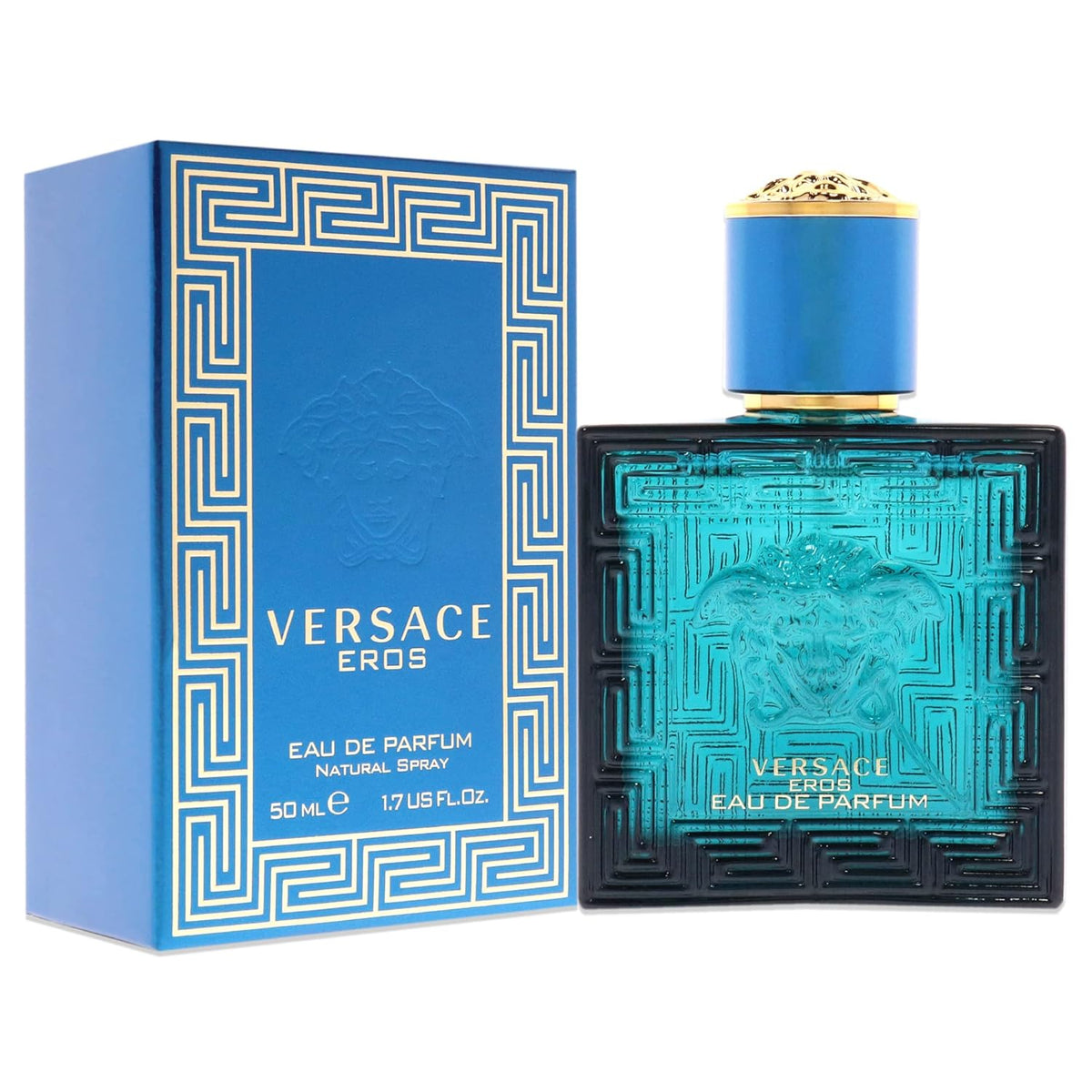 Versace Versace Eros - Aerosol EDP para hombre, 1.7 onzas